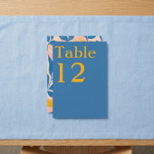 Moderne botanische Tischnummer