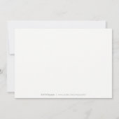 Moderne botanische Vegetation rustikal Save the Da Save The Date (Rückseite)