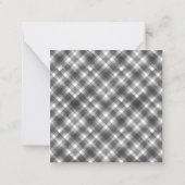 Moderne botanische Weihnachtsgrün Mitteilungskarte (Rückseite)