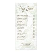 Moderne botanische Wellness-Center- und Salonpreis Werbekarte (Vorne)