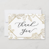 Moderne botanische Wirtschaft dank Karte (Vorderseite)