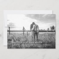 Moderne Botschaft | Save the Date Foto