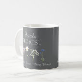 Moderne Boutique-Blumenladen-Branding Kaffeetasse (Vorderseite Links)