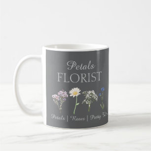 Moderne Boutique-Blumenladen-Branding  Kaffeetasse
