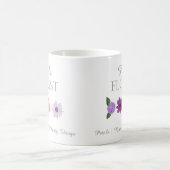 Moderne Boutique-Blumenladen-Branding Kaffeetasse (Mittel)
