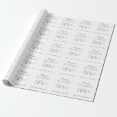 Moderne Boutique-Blumenladen-Markenbildung Geschenkpapier (Ungerollt)