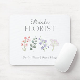Moderne Boutique-Floristik-Geschäftsbranding-Büro Mousepad