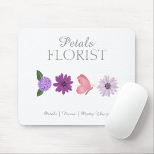 Moderne Boutique-Floristik-Geschäftsbranding-Büro Mousepad