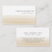 Moderne Boutique Tan Taupe Begleitkarte (Vorne/Hinten)