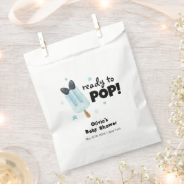 Moderne Bow Ice Cream für Pop Babydusche Geschenktütchen