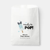 Moderne Bow Ice Cream für Pop Babydusche Geschenktütchen (Vorderseite)