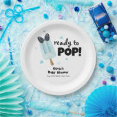 Moderne Bow Ice Cream für Pop Babydusche Pappteller (Party)