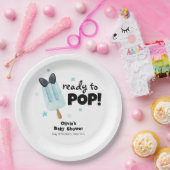 Moderne Bow Ice Cream für Pop Babydusche Pappteller (Party)