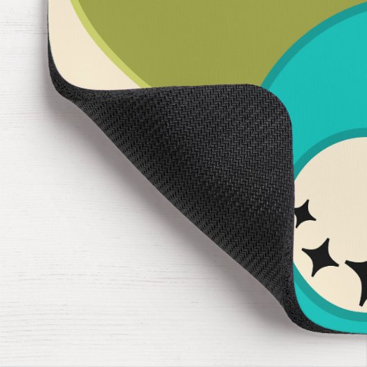 Moderne Bowling Balls aus dem Mittelalter Mousepad (Ecke)