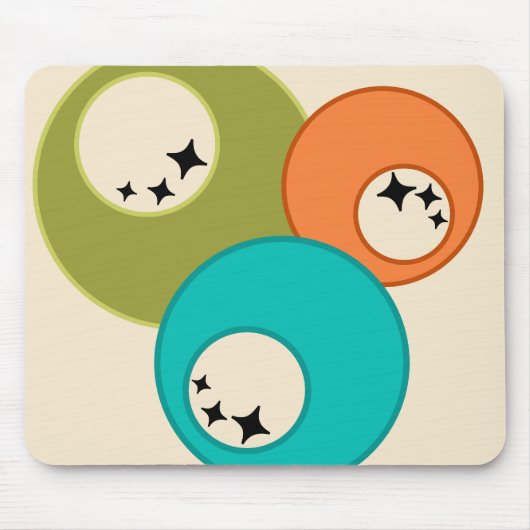 Moderne Bowling Balls aus dem Mittelalter Mousepad (Vorne)