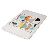 Moderne "Bowls" aus dem Mittelalter Badematte (Schrägansicht)