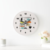 Moderne "Bowls" aus dem Mittelalter Große Wanduhr (Zuhause)