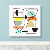 Moderne "Bowls" aus dem Mittelalter Leinwanddruck (Insitu (Holzboden))