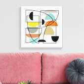 Moderne "Bowls" aus dem Mittelalter Leinwanddruck (Insitu (Wohnzimmer))