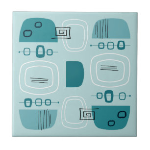 Moderne Bowls & Stones Türkis Fliese