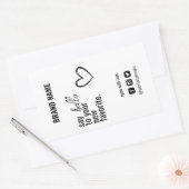 Moderne Box Siegel Packing Label Cut Sticker (Umschlag)