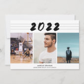 Moderne Boy Class 2022 Foto High School (Vorderseite)