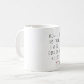 Moderne Boyfriend Valentinstag Tasse (Vorderseite Links)
