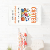 Moderne Boys Sportsäle zum 1. Geburtstag Banner (Insitu)