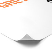 Moderne Boys Sportsäle zum 1. Geburtstag Poster (Ecke)