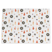 Moderne Boys Trucks Racing Schachbretts Aquarell Große Geschenktüte (Vorderseite)