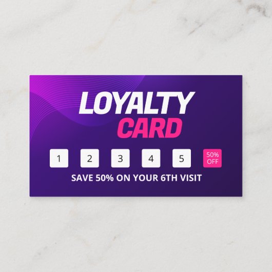 Moderne Braiding Salon Haare Extensions Braids Wig Treuekarte (Rückseite)