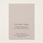 Moderne Branch Earthy Hoop Earring Display Card (Rückseite)