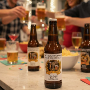 Moderne Brauerei Benutzerdefiniertes Craft Beer Wa Bierflaschenetikett