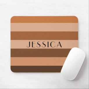 Moderne braune Name Mousepad