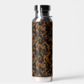 Moderne braune Schildpatt-Optik stilvoll Trinkflasche (Links)