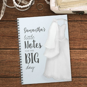 Moderne Braut Elegantes Vintages Niedliches Hochze Notizblock