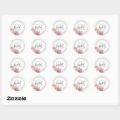 Moderne Braut Hochzeit Sticker  (Blatt)