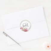 Moderne Braut Hochzeit Sticker (Umschlag)