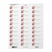 Moderne Braut Hochzeit Sticker  (Vorne)