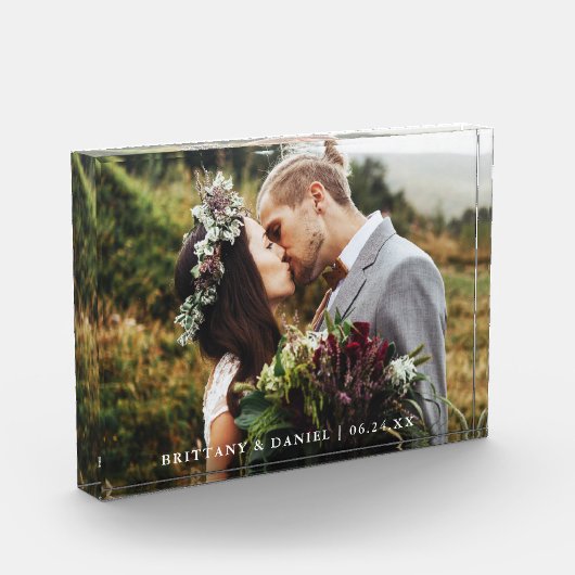 Moderne Braut und Bräuche Fotoblock (Links)