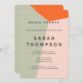 Moderne Brautdusche aus dem Mittelalter - Einladun Einladung (Vorne/Hinten)