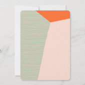 Moderne Brautdusche aus dem Mittelalter - Einladun Einladung (Rückseite)