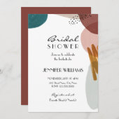 Moderne Brautdusche Einladung (Vorne/Hinten)