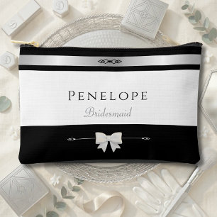 Moderne Brautjungfer-Geschenke   Luxus-Typografie- Zubehörtasche