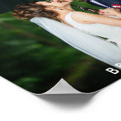 Moderne Brautpaare und Fotos Poster (Ecke)