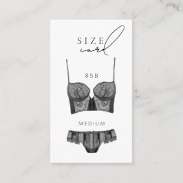 Moderne Brautparty-Größe Begleitkarte