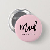 Moderne Brautparty-Trauzeugin Button