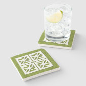 Moderne Breeze aus dem Mittelalter blockiert Limon Steinuntersetzer (Seitenansicht)