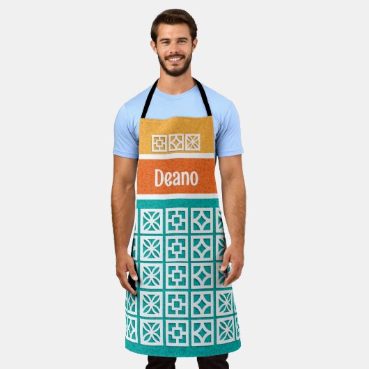 Moderne Breeze blockiert die Schürze nach Maß (Getragen)