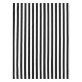 Moderne breite Streifen-Schwarzweiss-Tischdecke Tischdecke (Vorderseite)